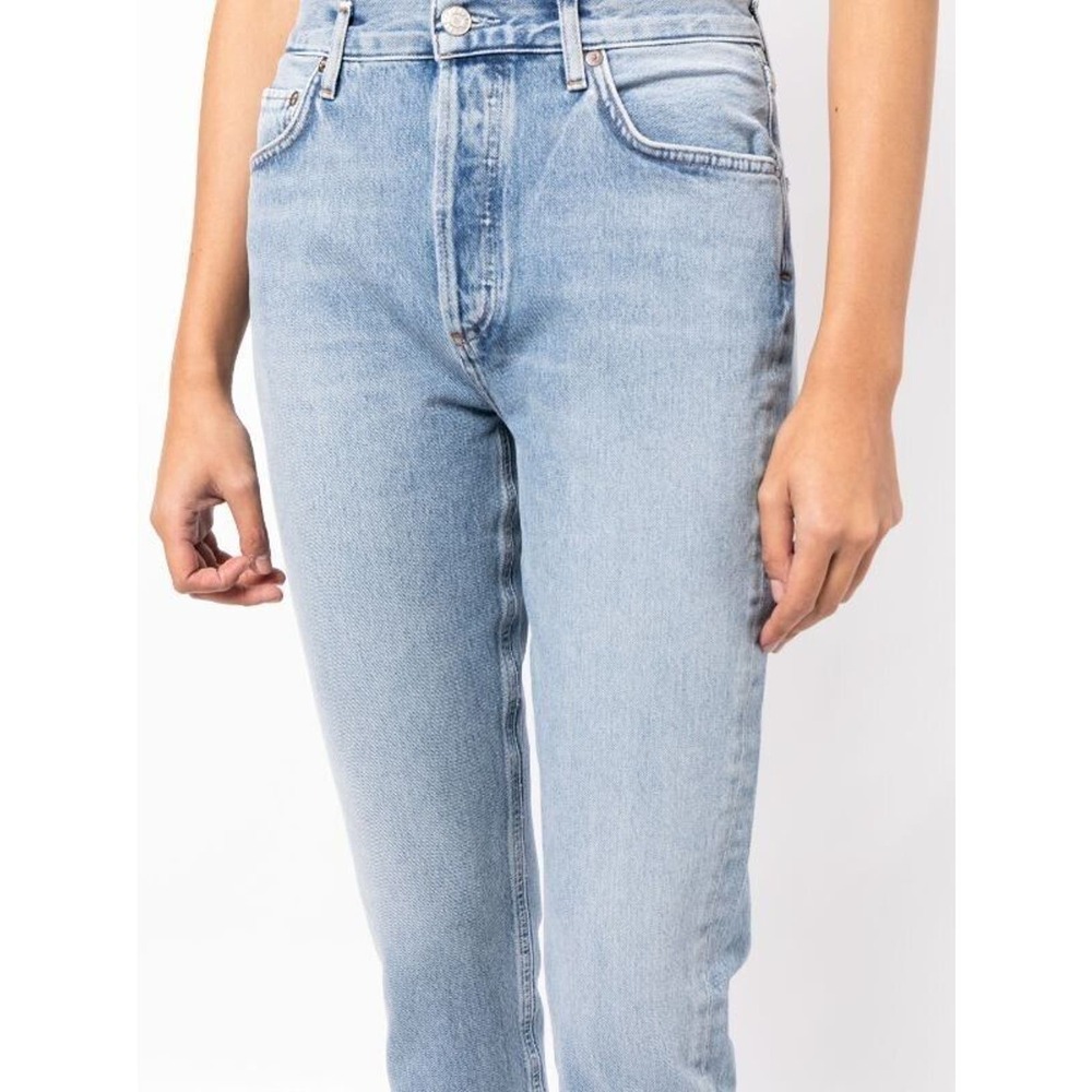 AGOLDE Remy High Rise Organic Straight Jean Fray Hems In Renewable NOWT - Picture 5 of 10